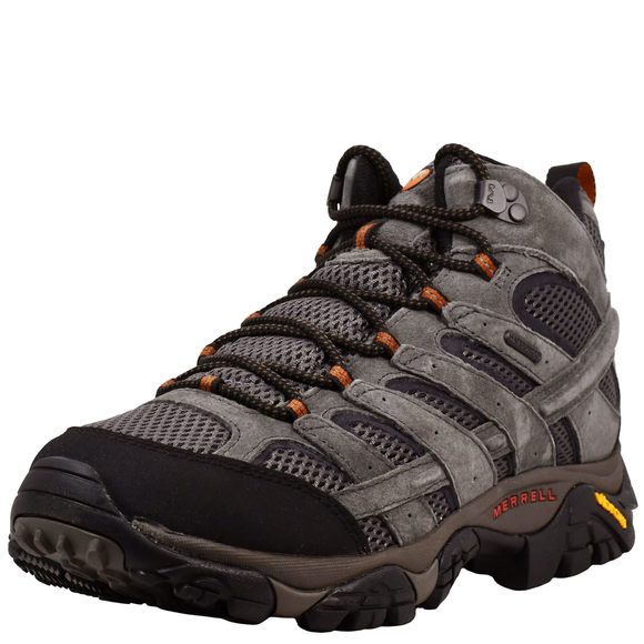 MERRELL MEN'S MOAB 2 MID WATERPROOF HIKING BOOT BELUGA 13 M US